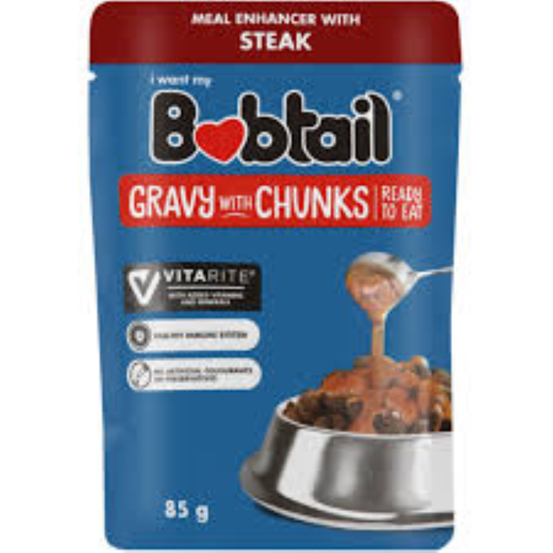 BOBTAIL GRAVY W/C STEAK 85G